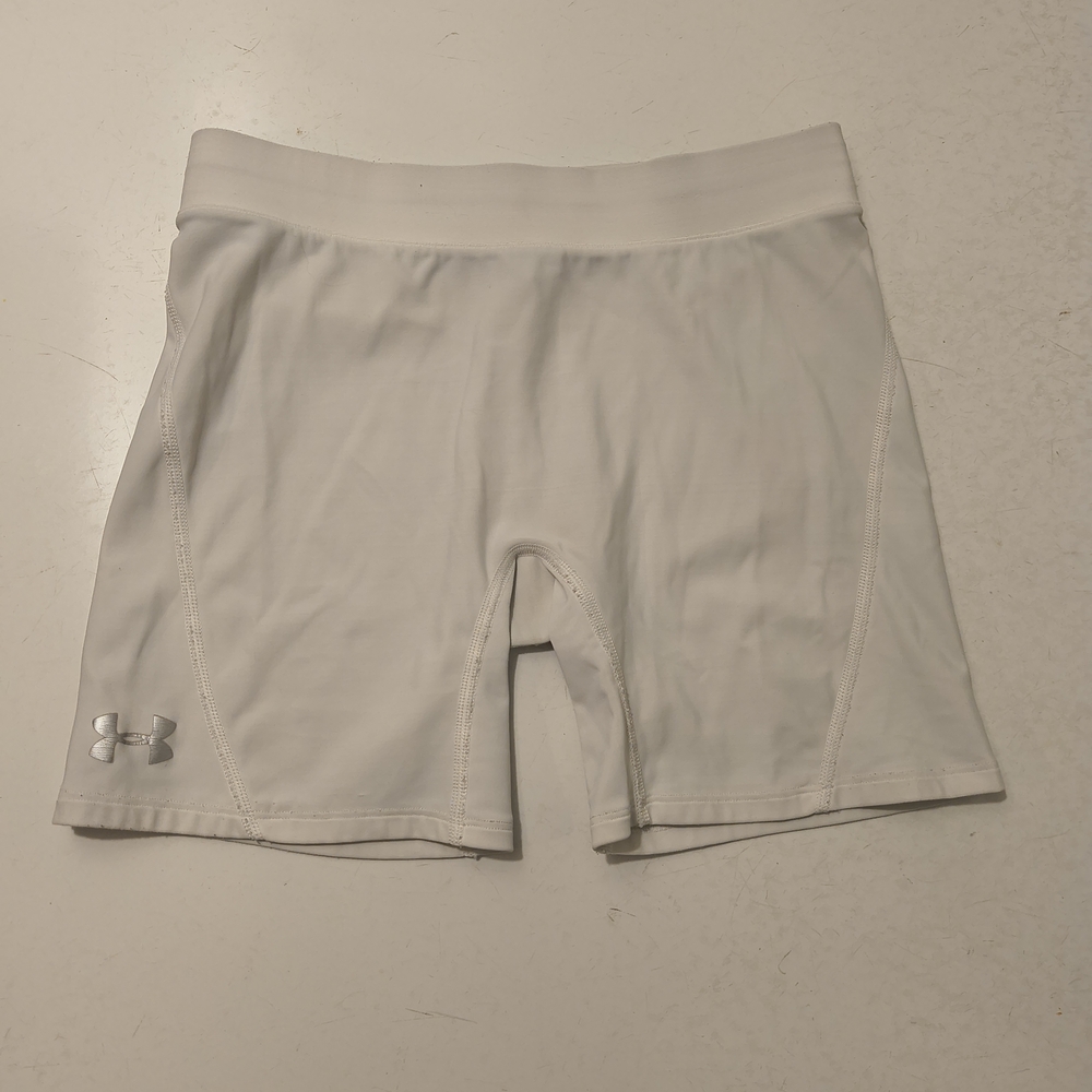 Under Armour Women's Light Gray Bike Shorts